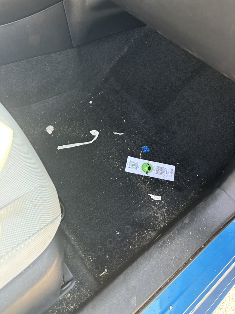 Interior Deep Clean — Sedan (before)